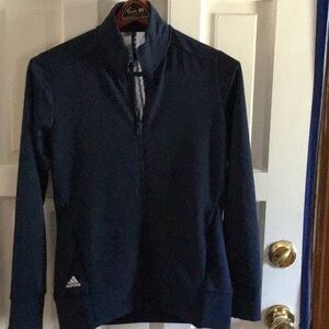 Adidas Navy Blue Full-Zip Jacket